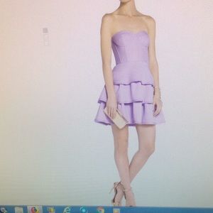 BcbgMaxazria Jacklyn Tiered Ruffe Dress